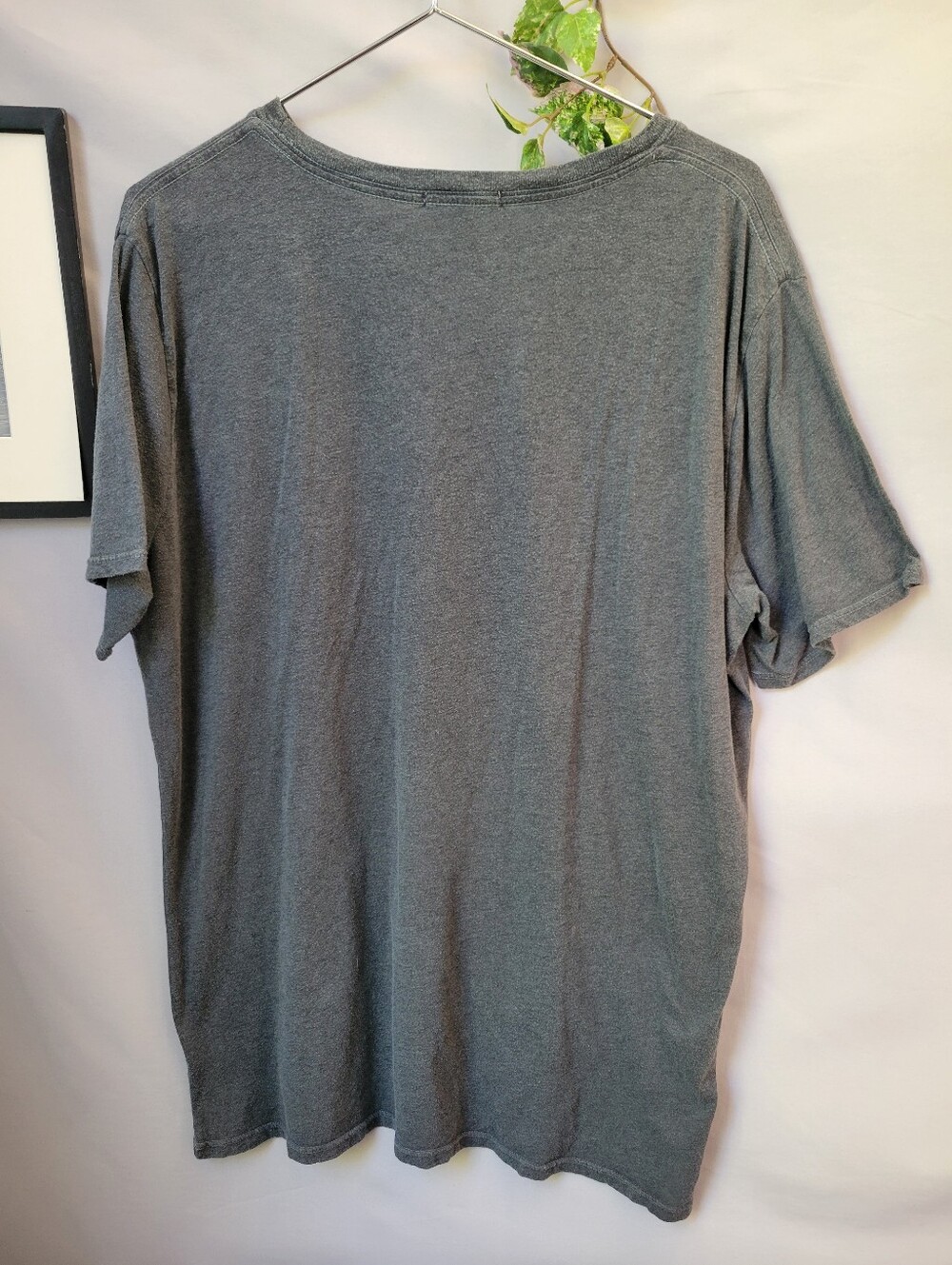 Gustin Crew Neck Short Sleeve Tee Shirt Gray M - Picture 5 of 12